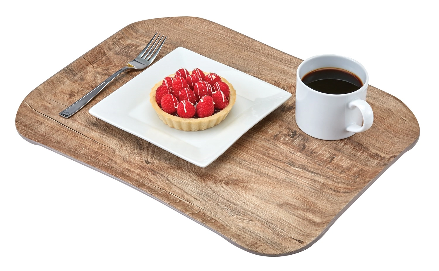 Versa Century Holzoptik Tablett 33x43cm Hell-Oliv