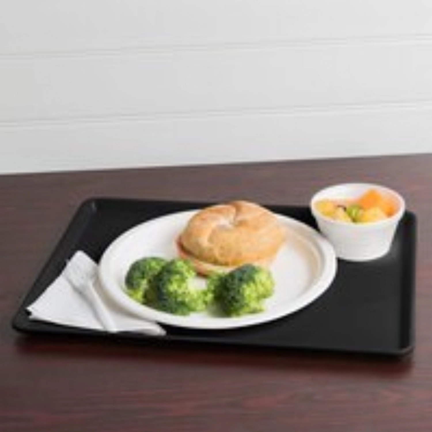 Plateau diététique 30,5*41,5cm noir
