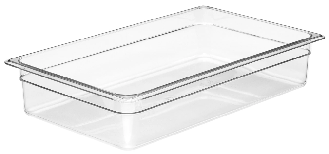 Récipient GN en polycarbonate GN1/1 100mm, Transparent