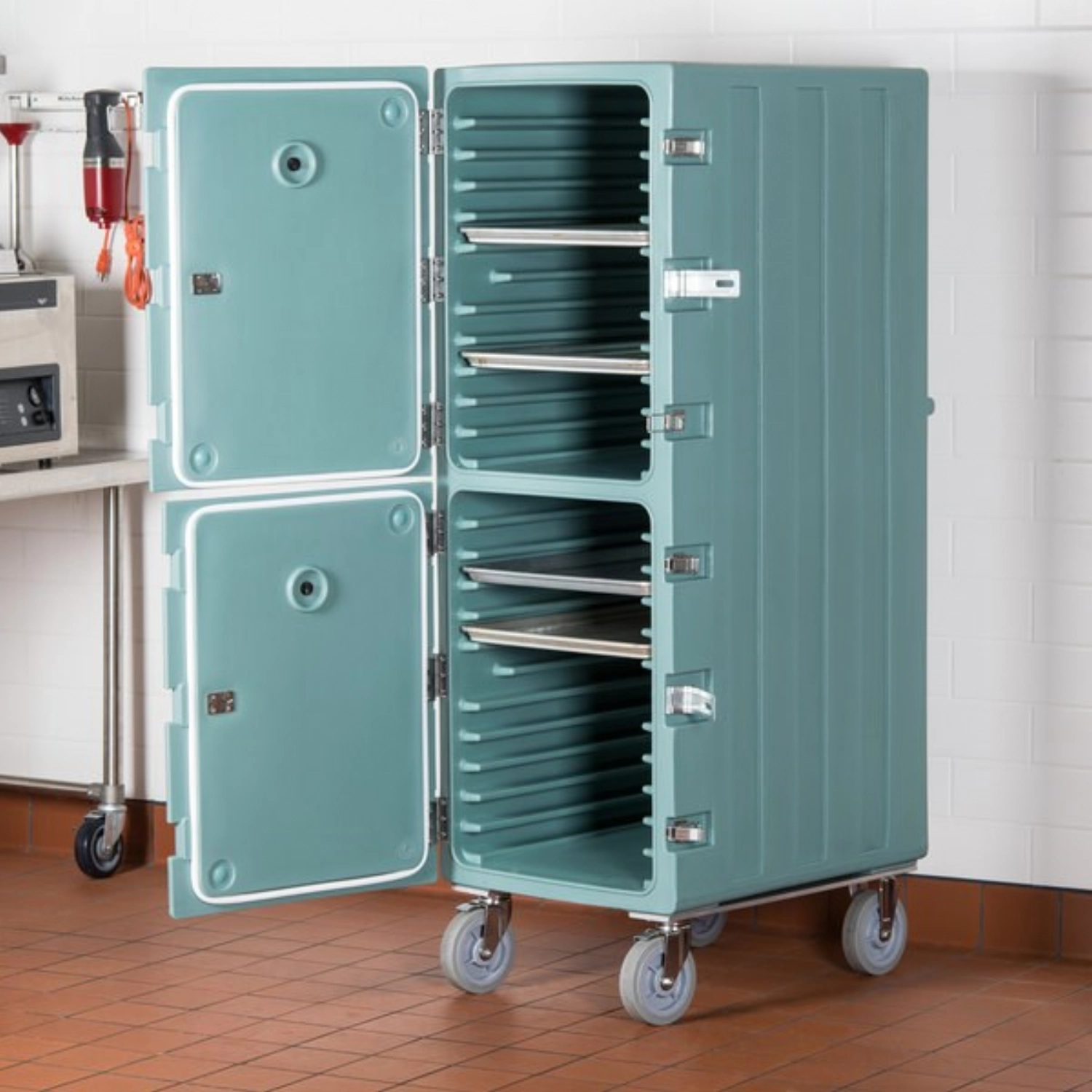 Chariot p. récipients individuels Schbl