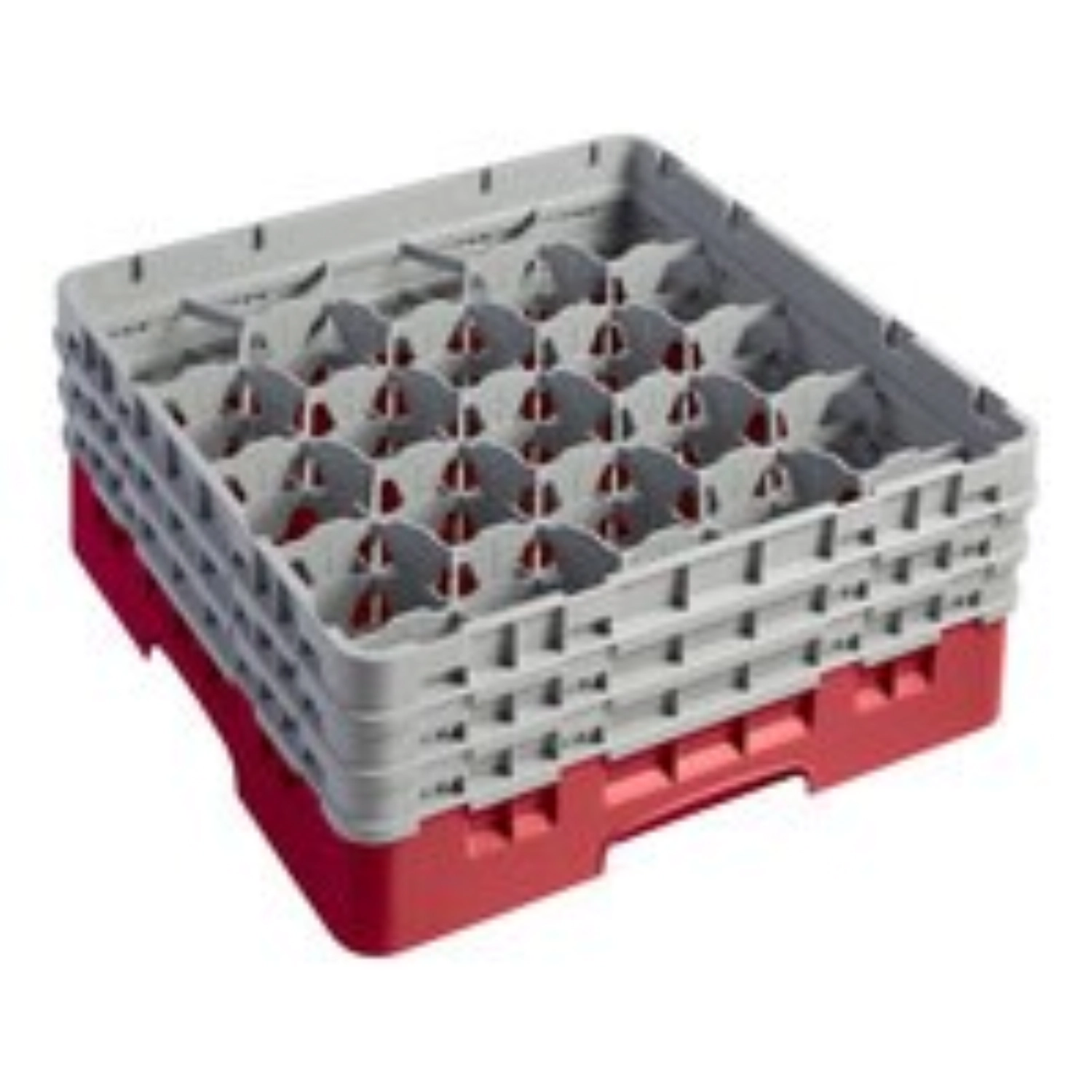 Camrack a. 20 compartiments 17.4cm rouge