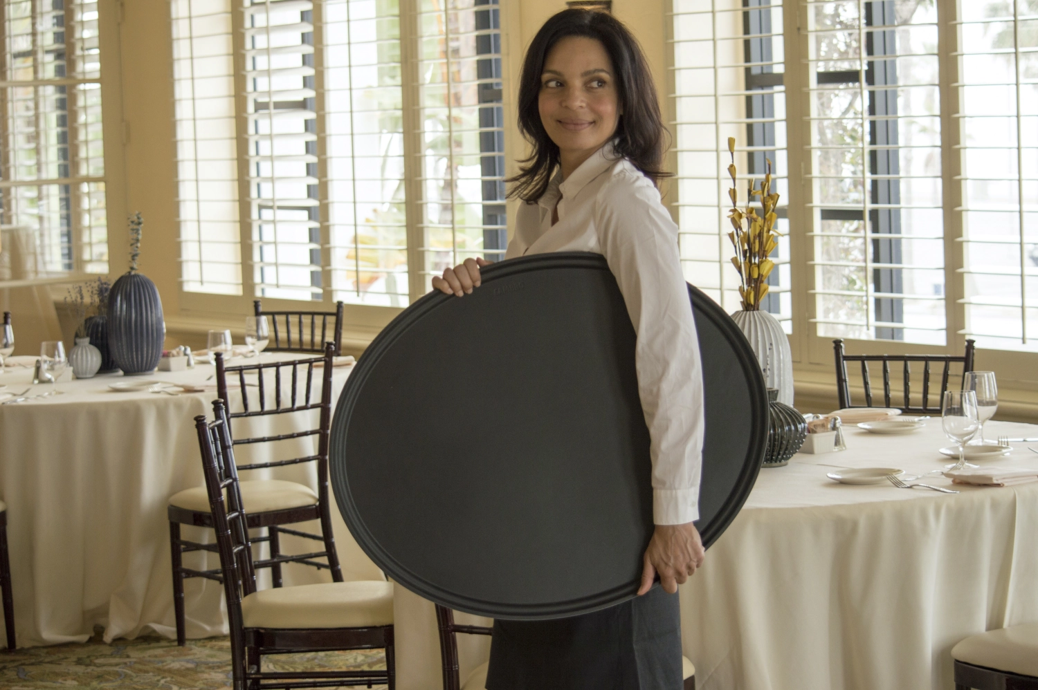 Plateau Camtread Ovale 73.5x60cm