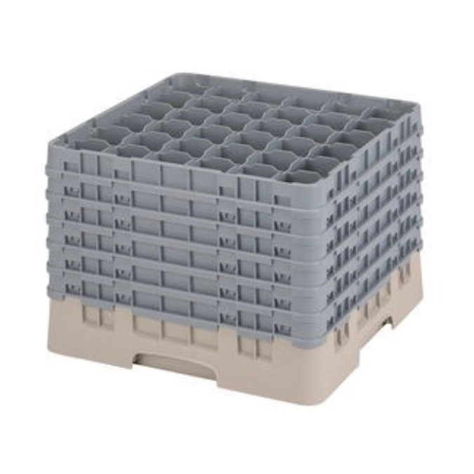 Camrack a. 36 compartiments 32cm Beige