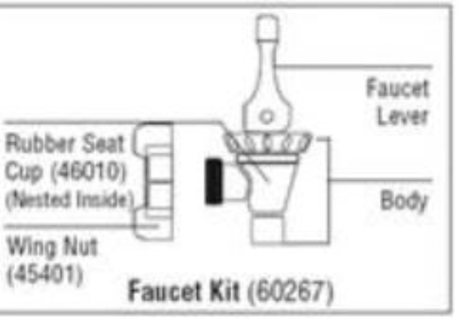 Kit Camtainer Faucet