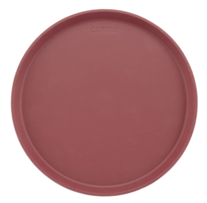 Plateau Camtread Rond 40,5cm Rouge Bourgogne