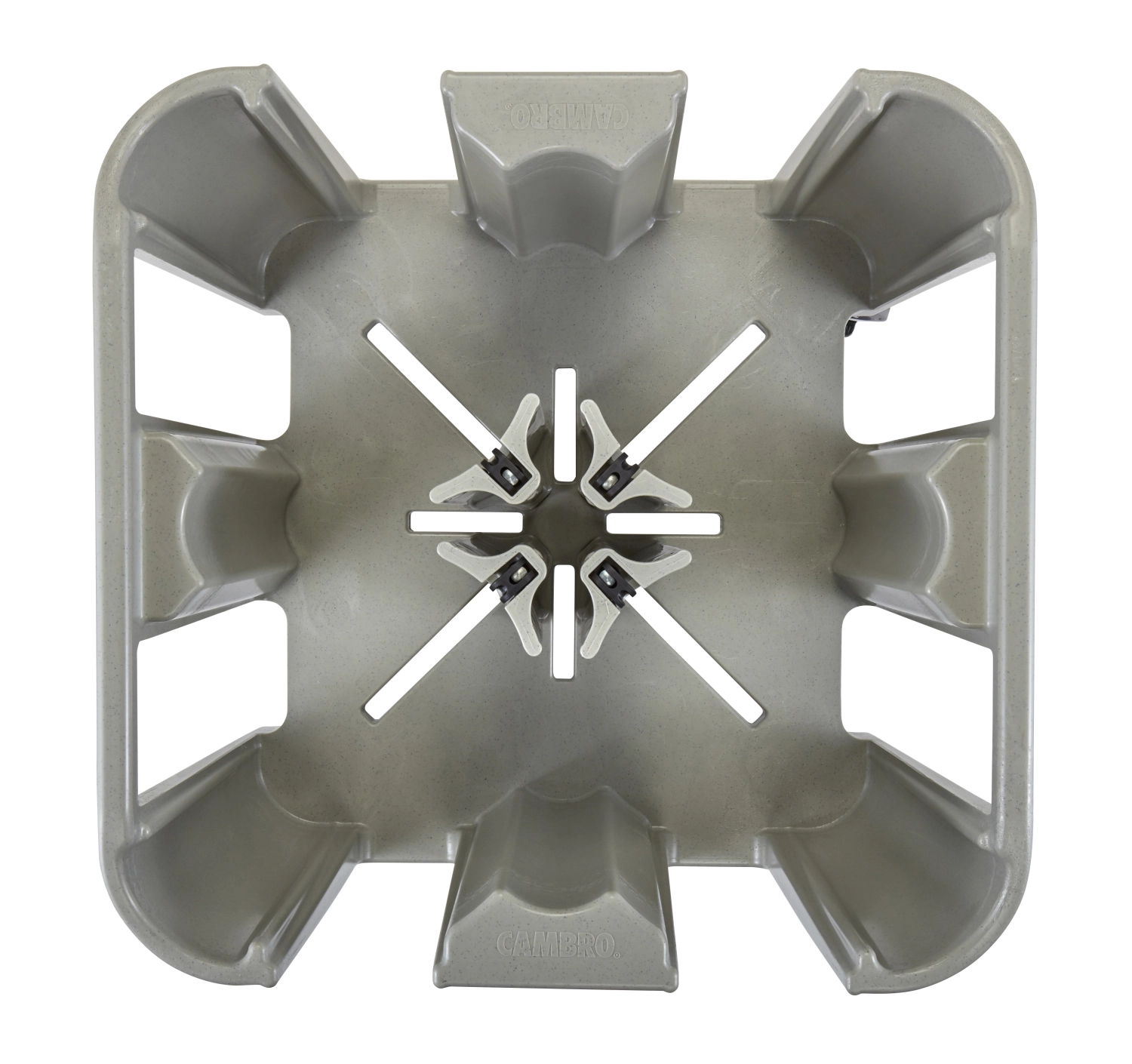 Chariot à vaisselle réglable a. 4 colonnes de séparation