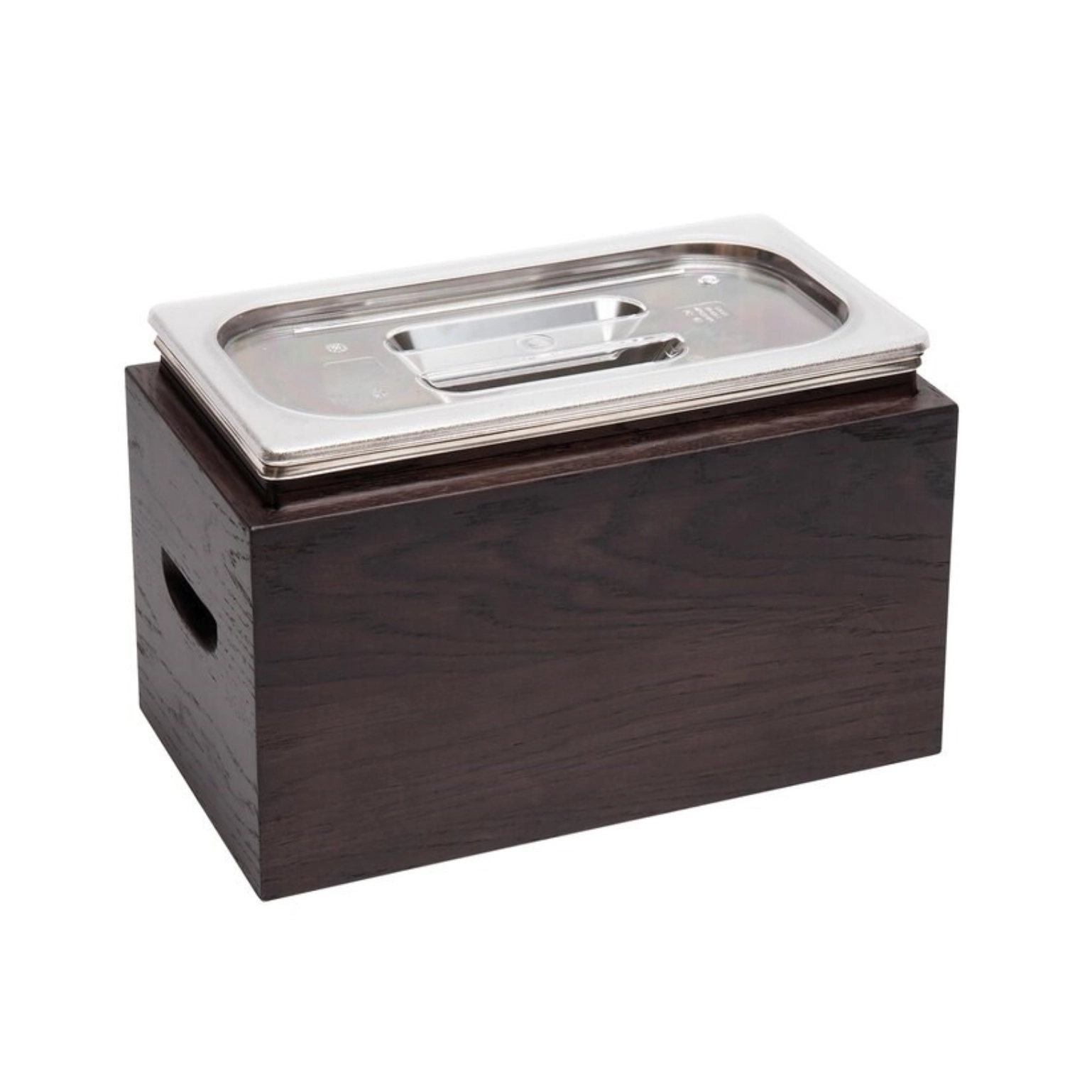 SMILE Bac à glace double paroi 34x19x19cm wengé