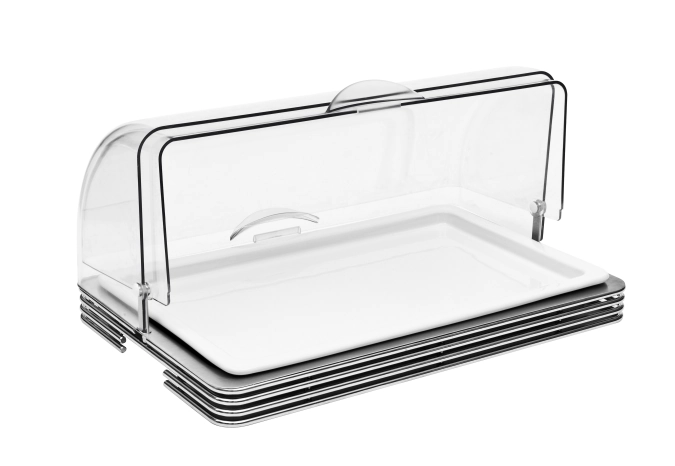 WIREFRAME Plateau de buffet réfrigéré, Porcelaine, GN 1/1