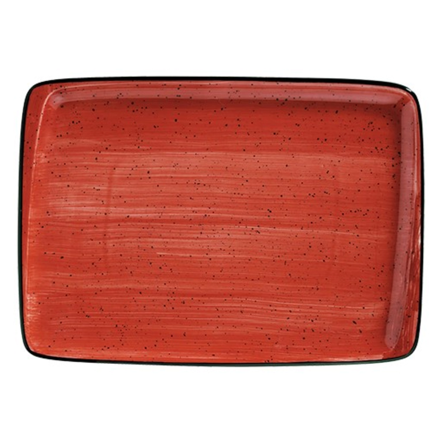 Assiette Aura Passion Moove rectangulaire 36x25cm