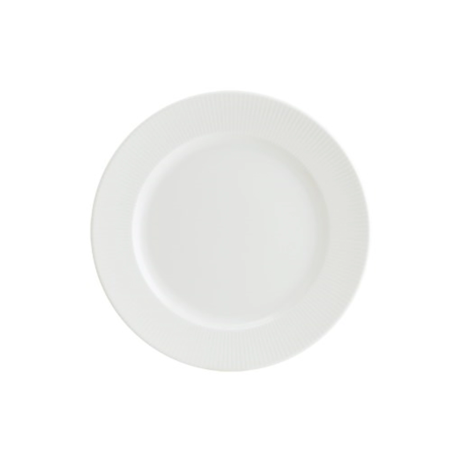 Iris White Banquet Teller flach