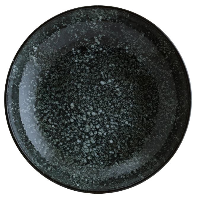 Assiette Cosmos Black Bloom profonde 23cm 1l