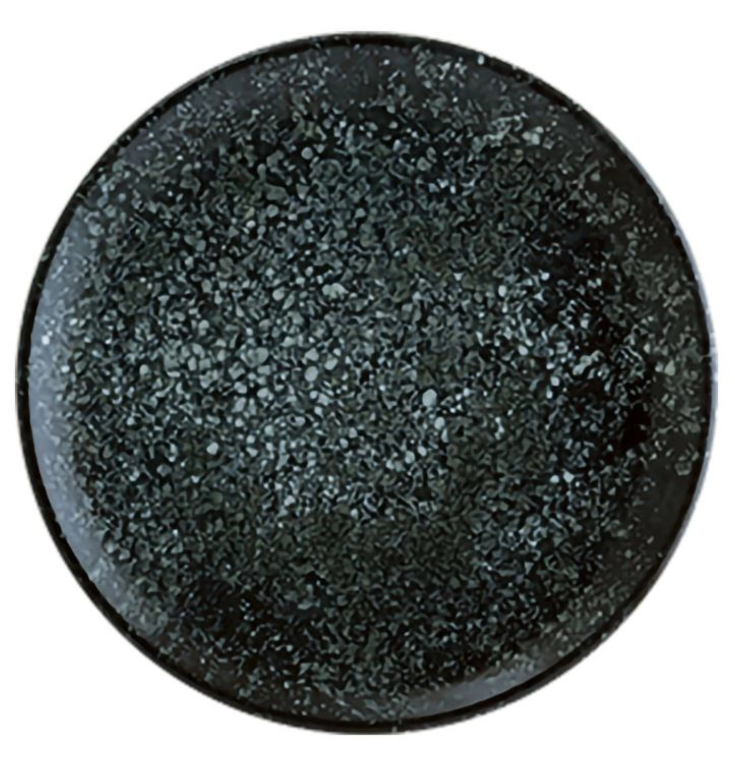 Assiette plate Cosmos Black Gourmet D17cm