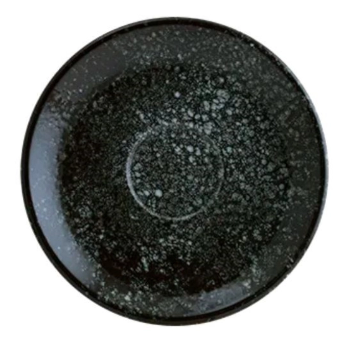 Cosmos black gourmet soucoupe à café 12 cm
