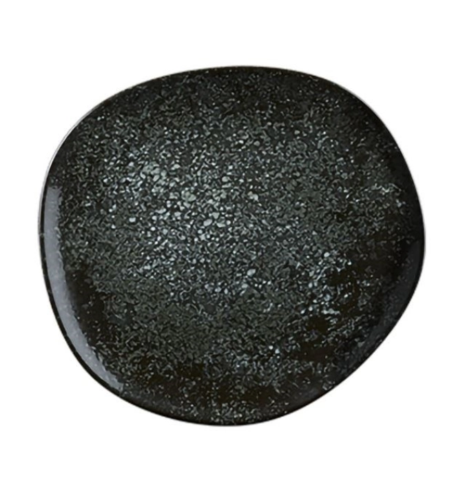 Assiette plate Cosmos Black Vago D15cm