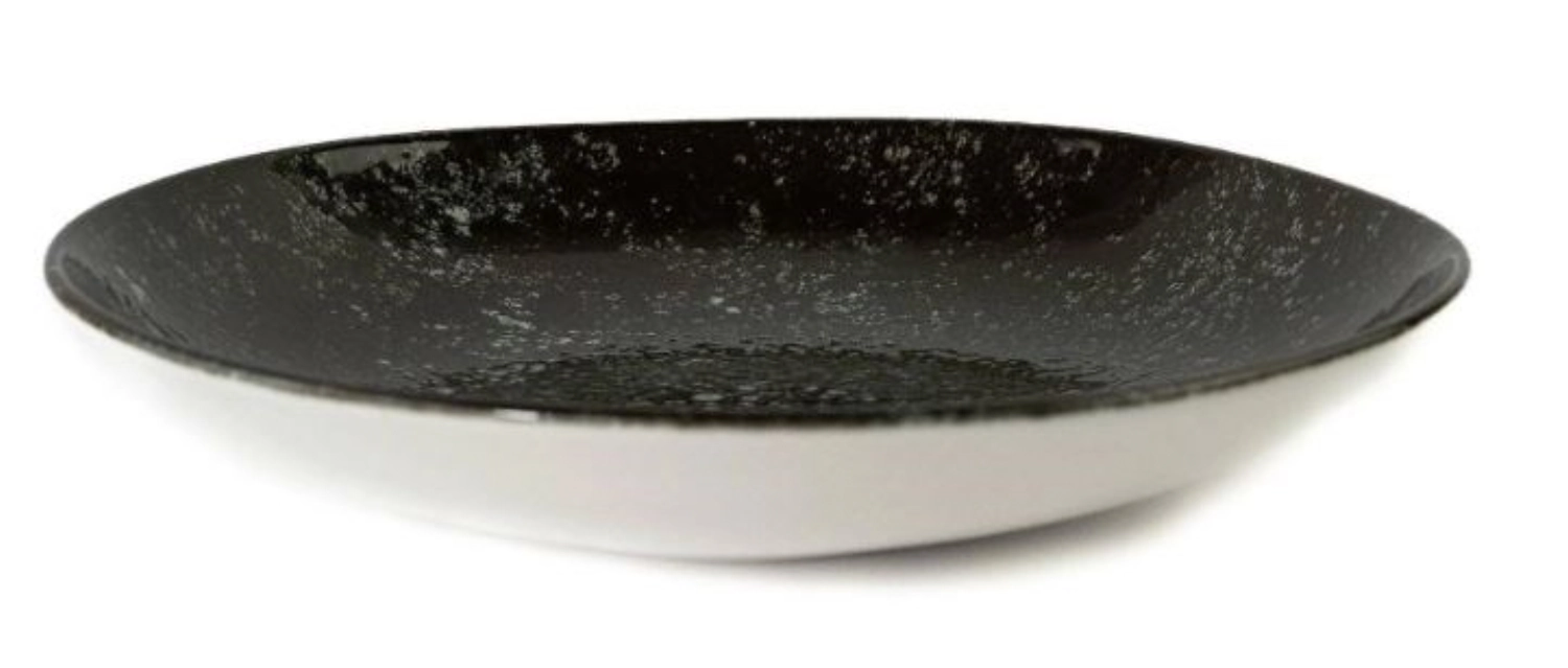 Assiette Cosmos Black Vago profonde D26cm 1l