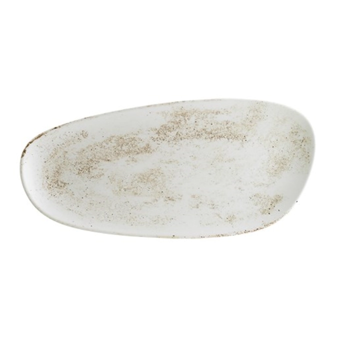 Assiette Nacrous Matt Vago rectangulaire L36cm