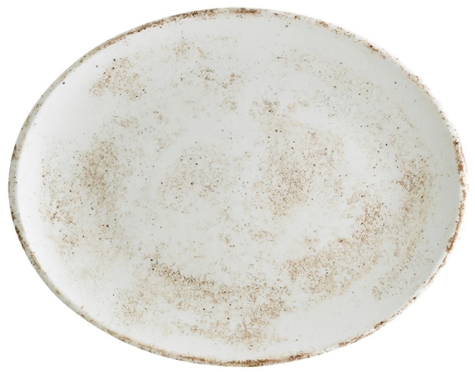Nacrous Matt Assiette ovale Moove 36x28cm