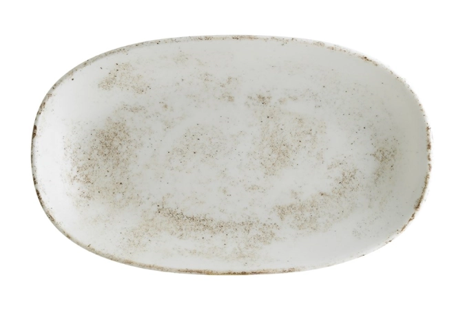 Assiette Nacrous Matt Gourmet ovale 15x8.5cm