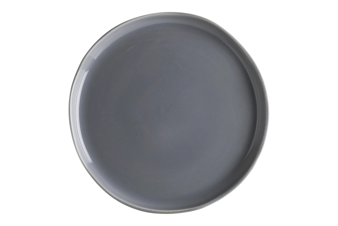 Cras assiette plate 21cm, gris foncé