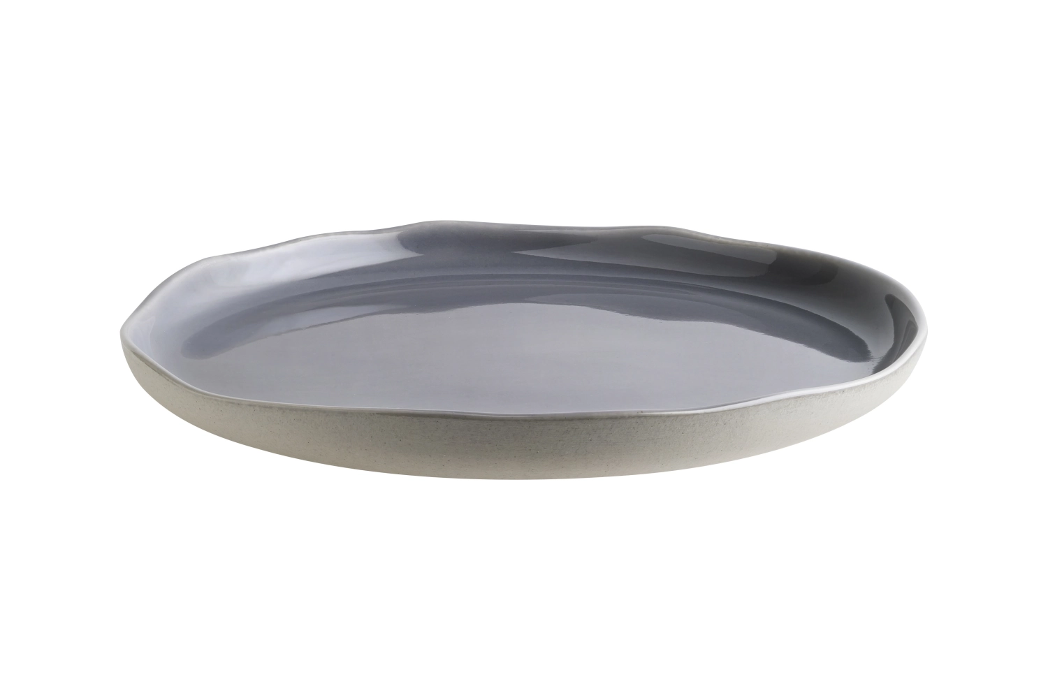 Cras gris assiette plate 25cm