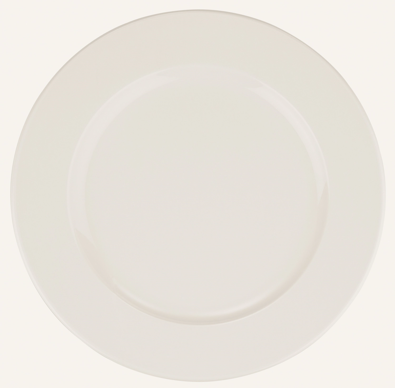 Assiette plate Banquet blanche D21cm