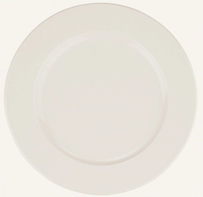 Assiette de banquet blanche plate D25cm