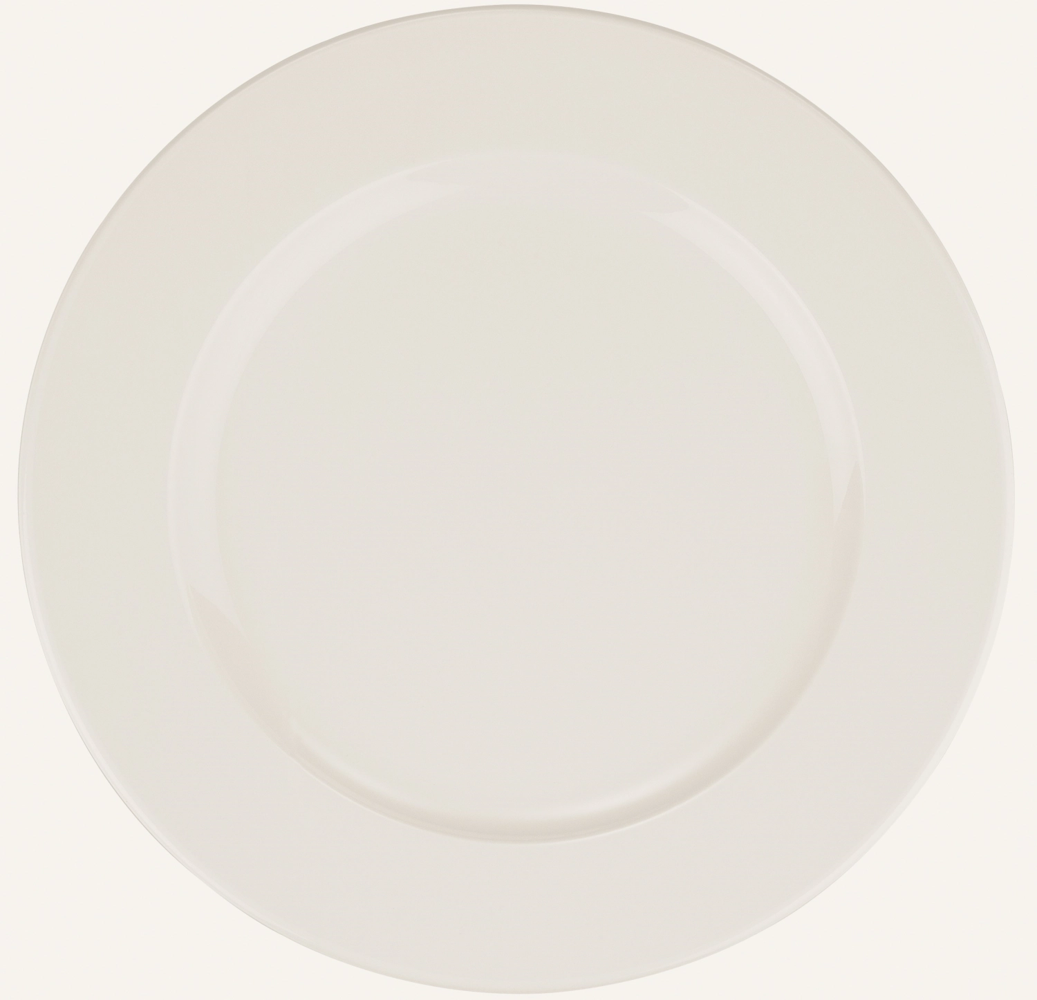 Assiette de banquet blanche plate D27cm