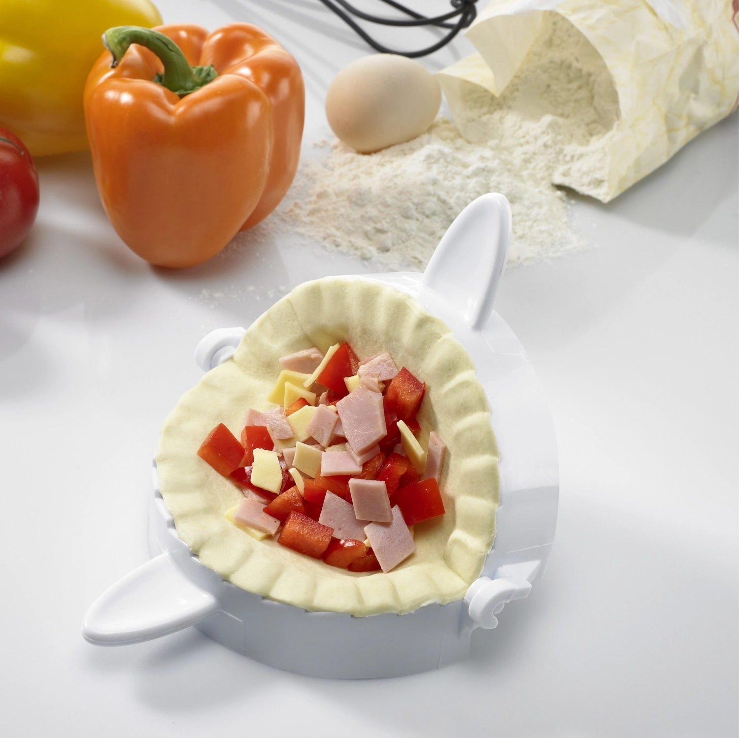 3tlg. Maultaschen-/Ravioliformer in drei Grössen