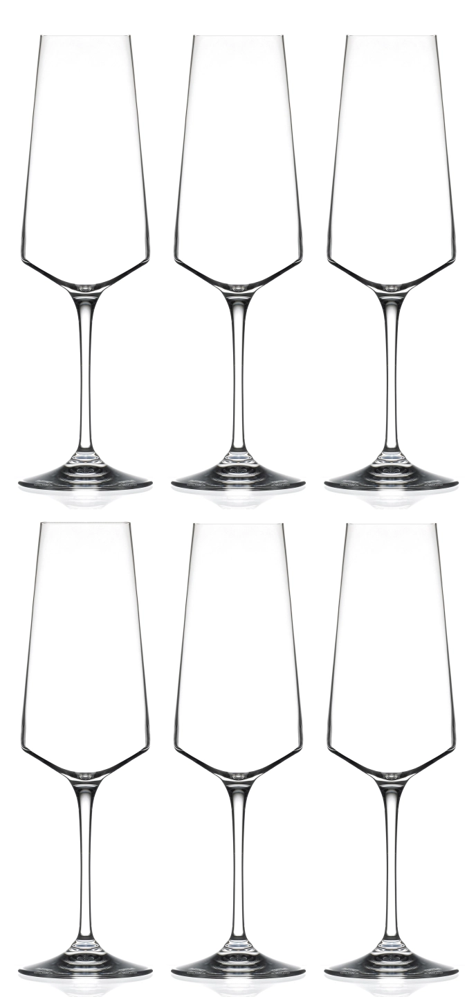 6er Set Aria Flute Kelch