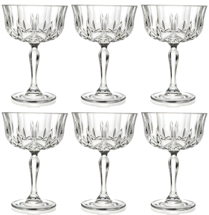 Set de 6 coupes à champagne Opera Coppe