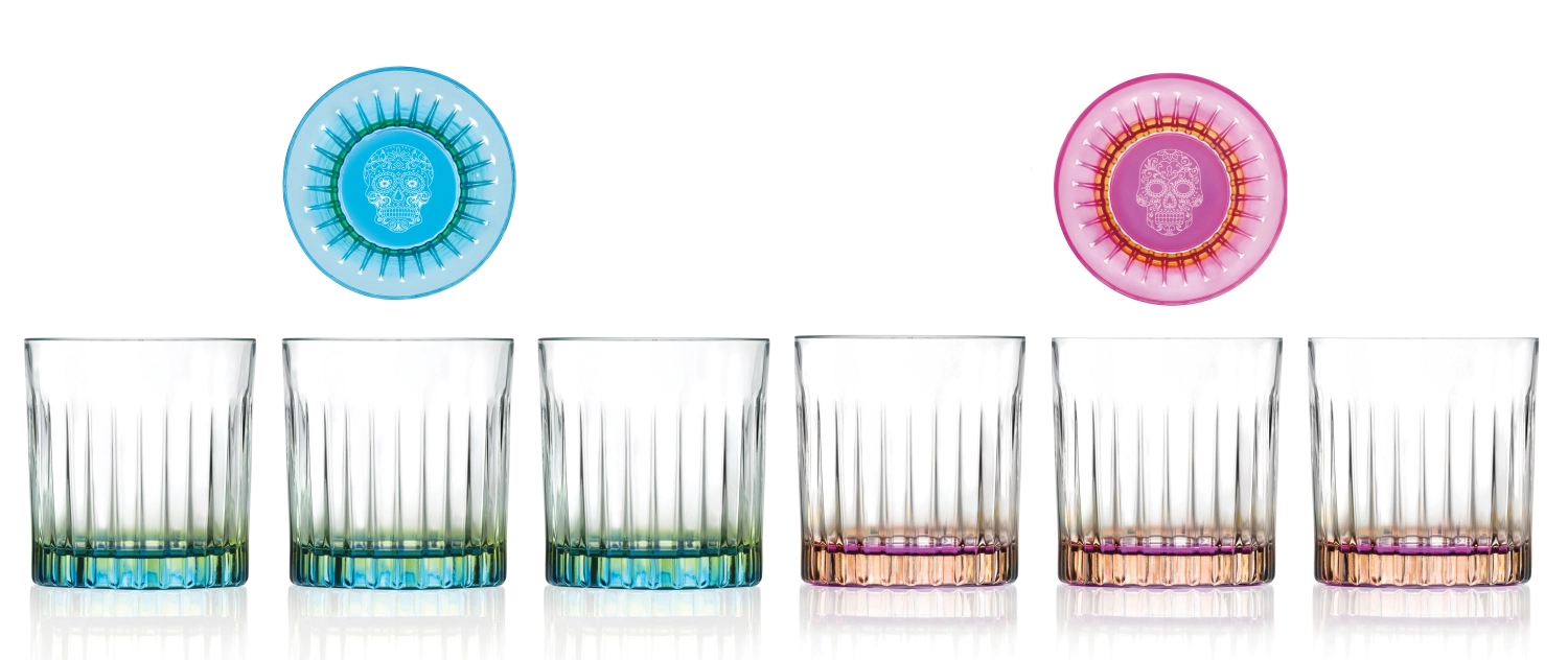 6er Set Pedro & Rosa Dof Becher
