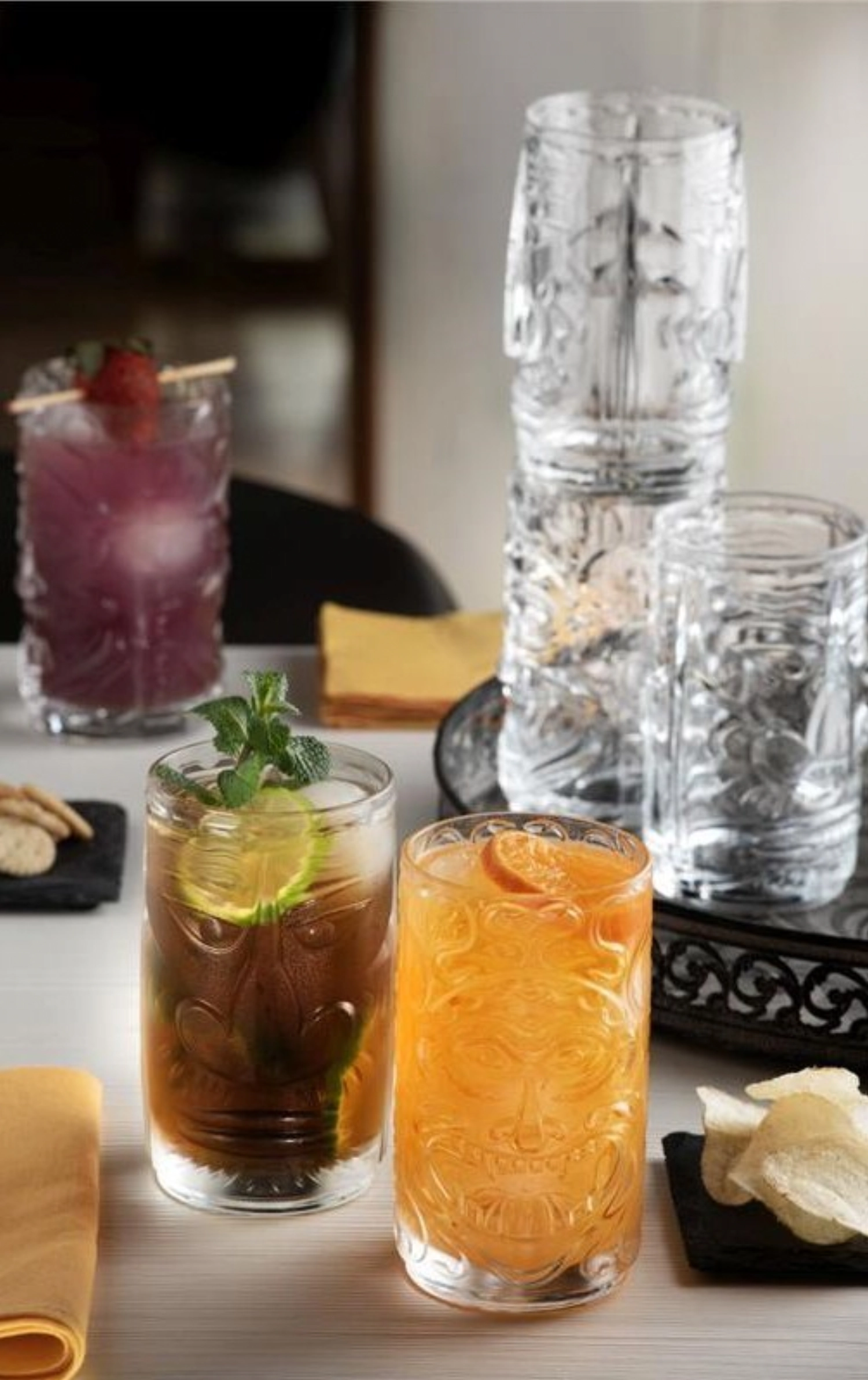 4er Set Tiki Etruria Tumbler