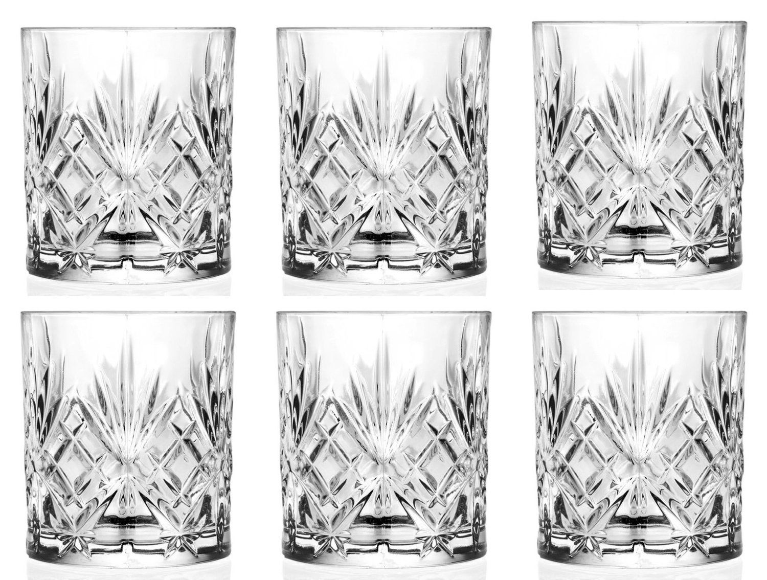 Set de 6 melodia dof tumbler ø8.2 h5.2 cm, 34cl