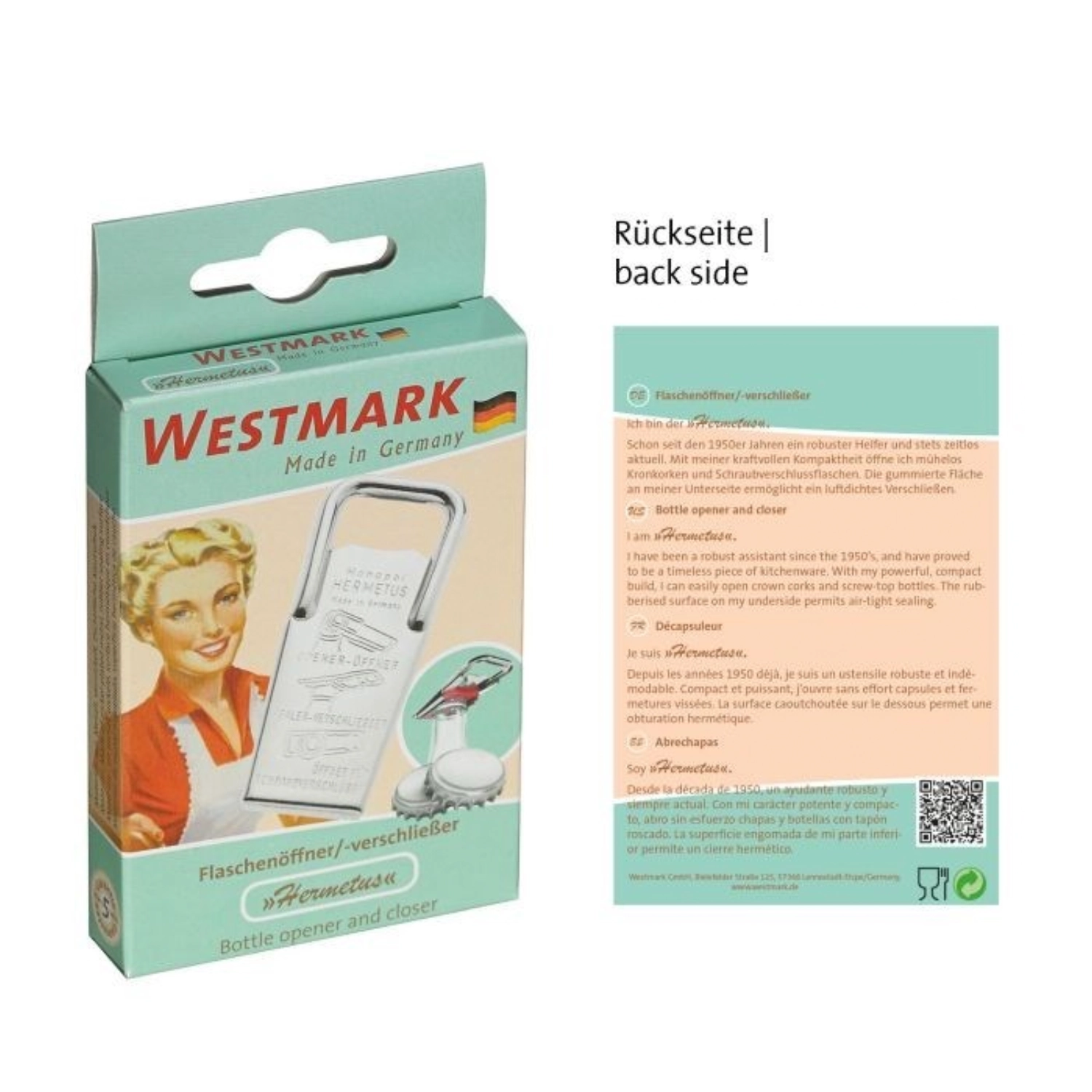 Hermetus décapsuleur rétro