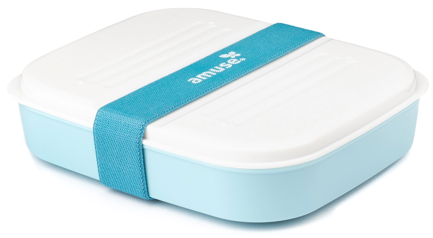 Amuse basic boîte à lunch 3 en 1 18x15x8.5cm bleu