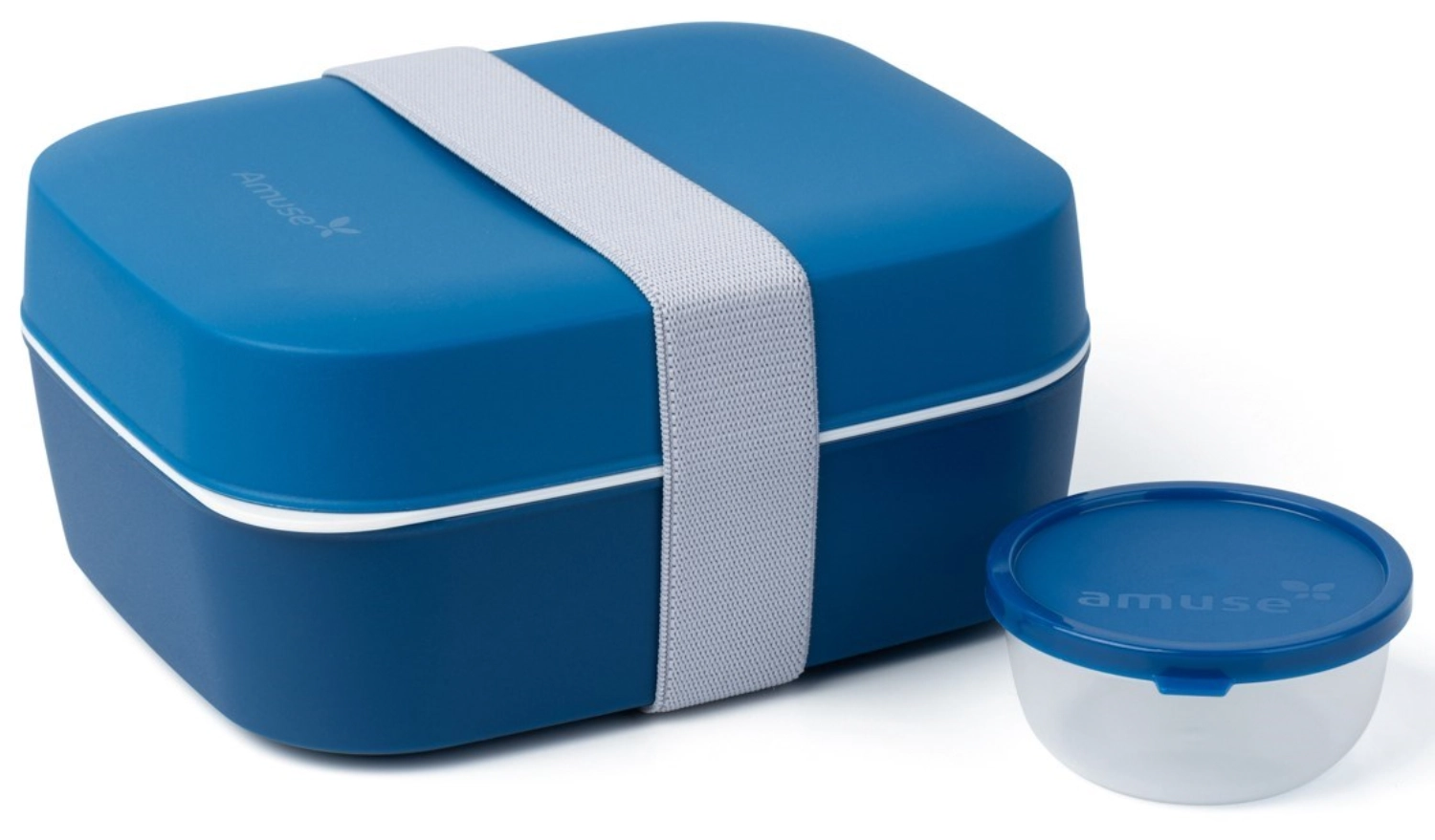 Amuse basic lunchbox 3 in 1 180x150x85mm bleu foncé