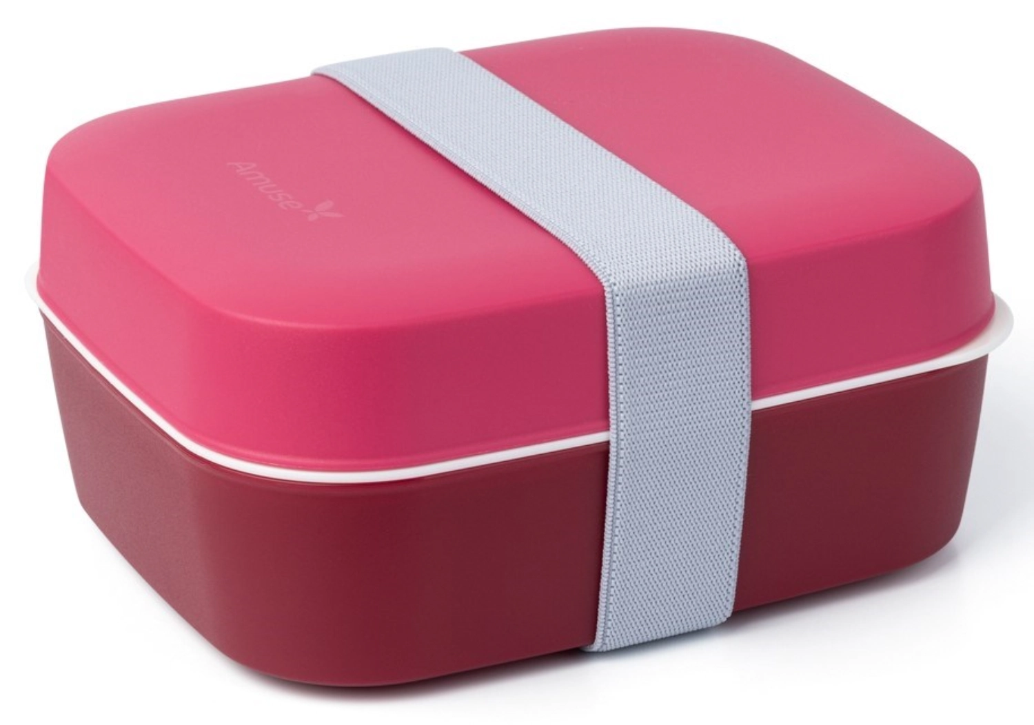 Amuse basic boîte à lunch 3 en 1 180x150x85mm rouge rubis