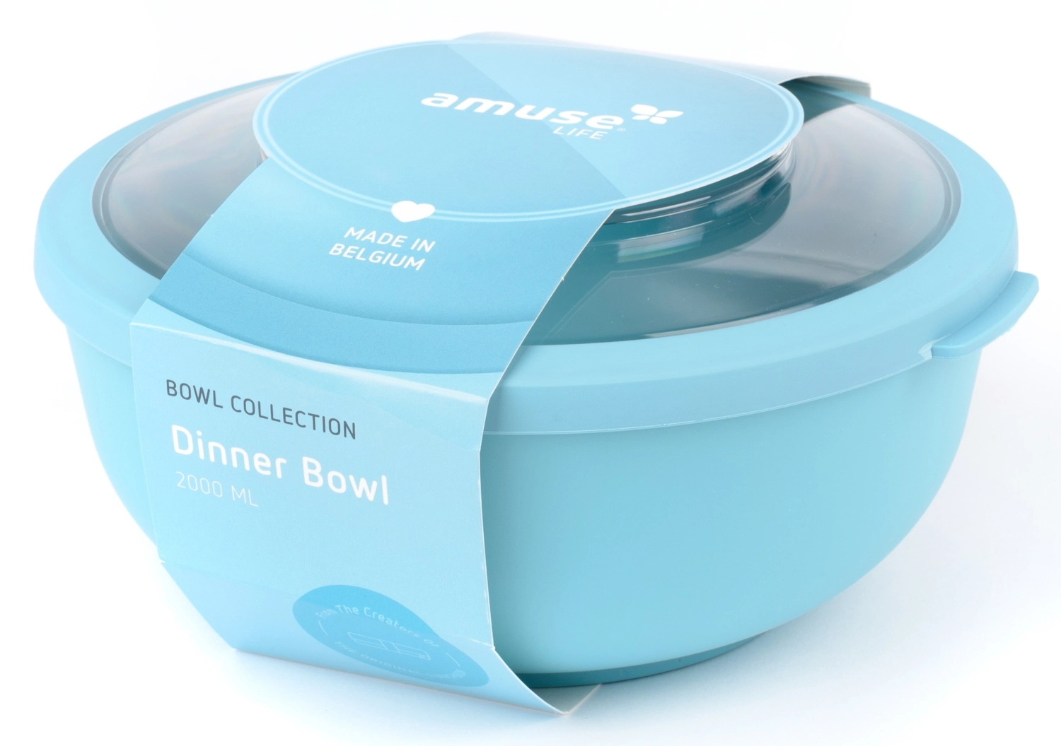 Amuse life plat à dîner 2000ml ø216x106mm bleu