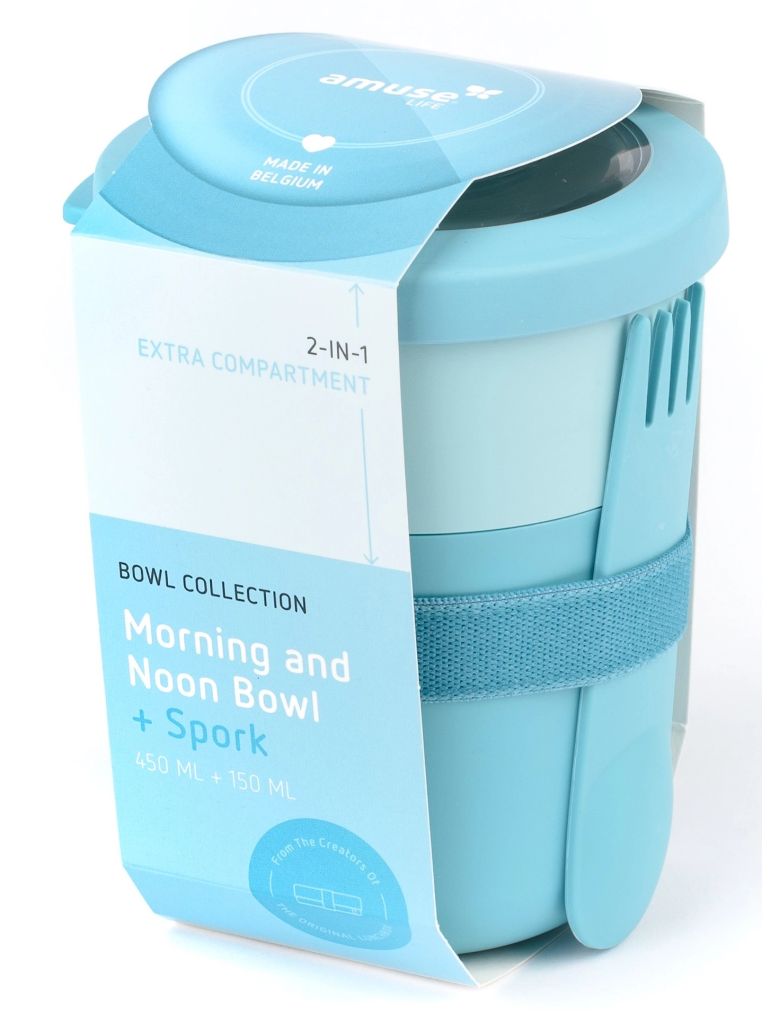 Amuse life morning & noon bol ø105x142mm bleu