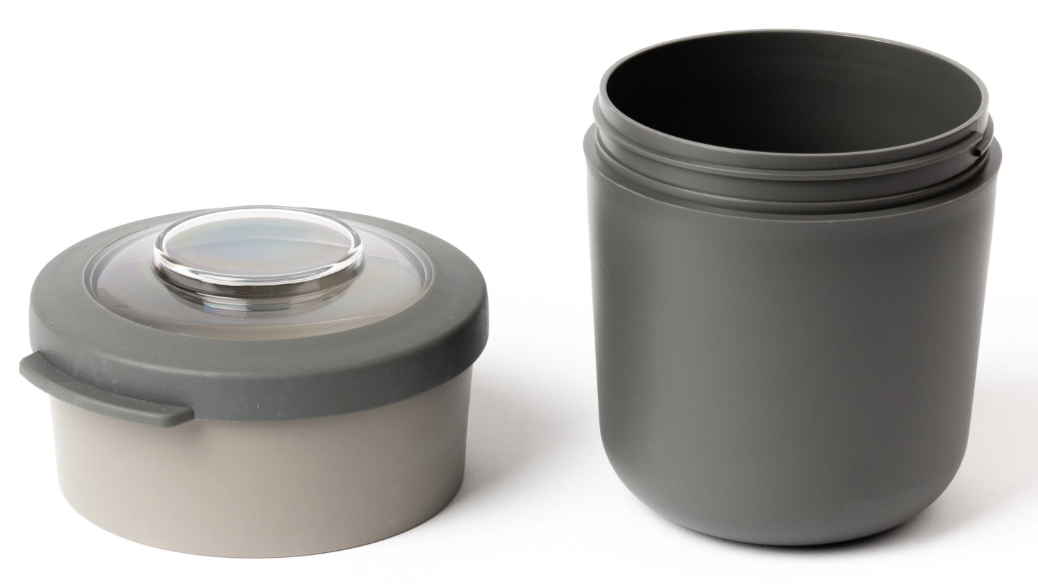 Amuse life morning & noon bol ø105x142mm gris