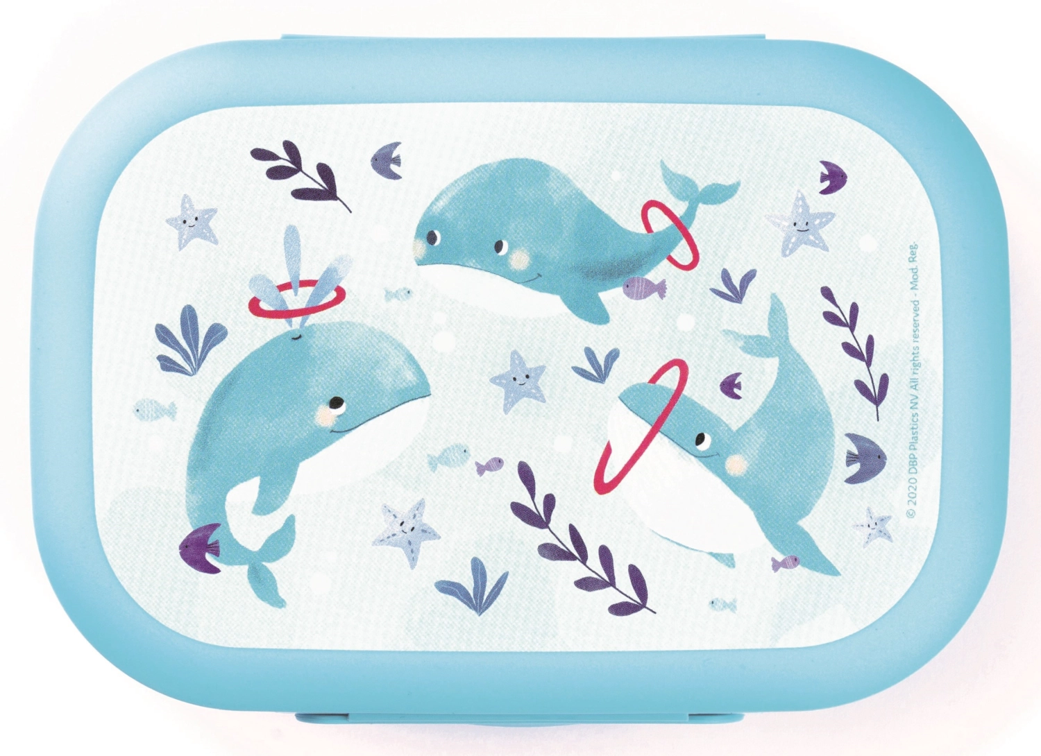 Sealife boîte à lunch baleine,180x132x50, bleu clair