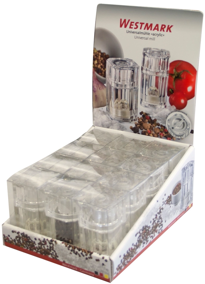 12 pcs. Présentoir Moulin universel