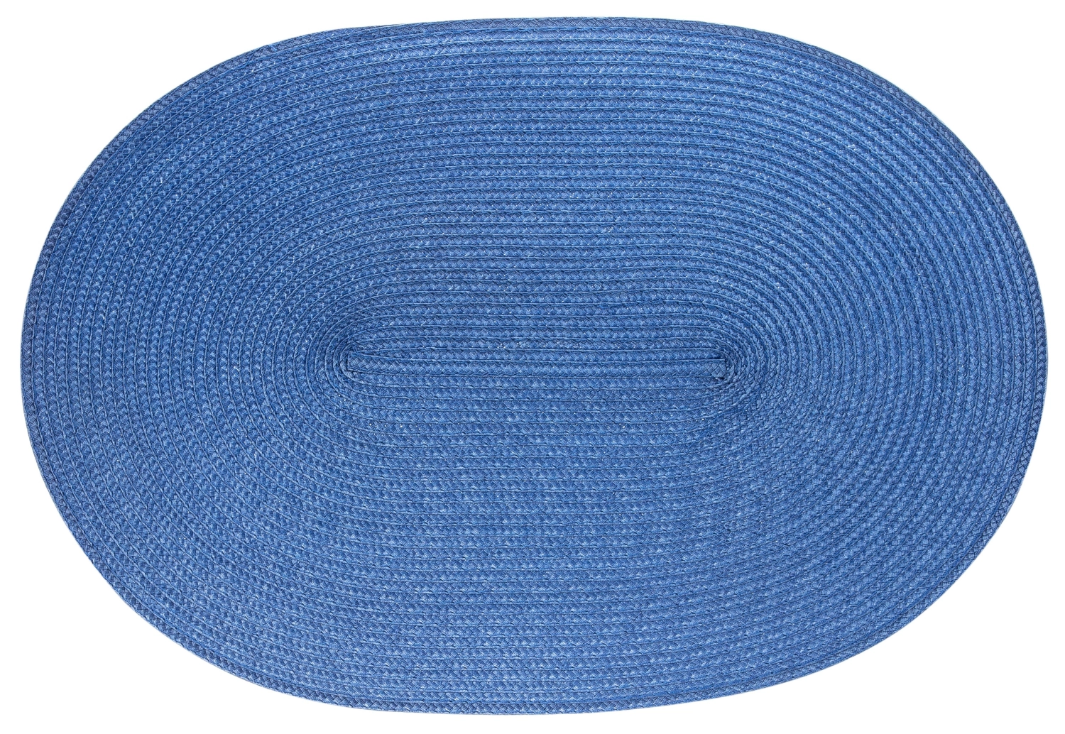 Set de table ovale bleu royal 45x31cm