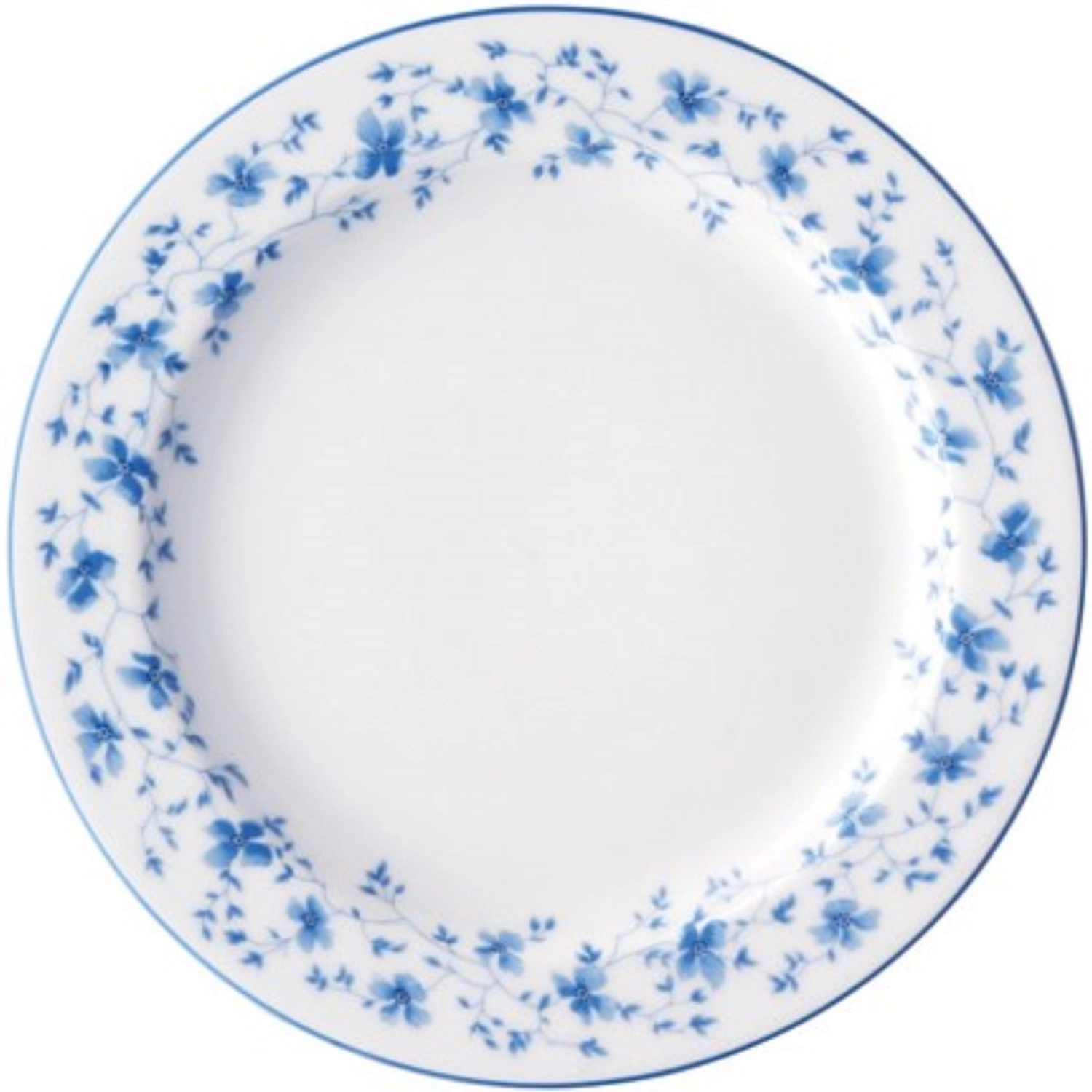 Form 1382 Fleur bleue Assiette à déjeuner