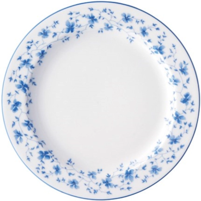 Form 1382 Fleur bleue Assiette à déjeuner