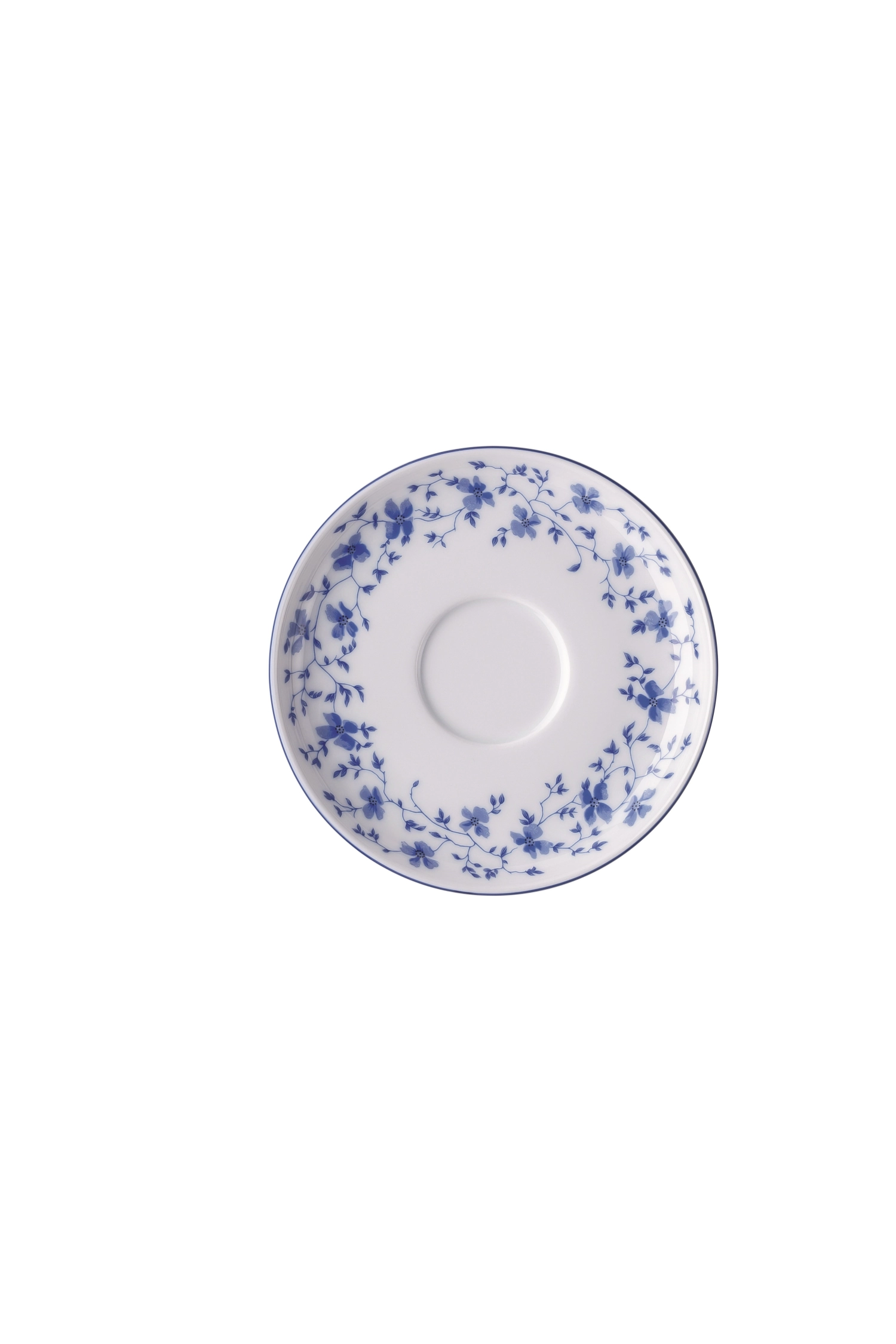 Form 1382 Soucoupe à café fleur bleue