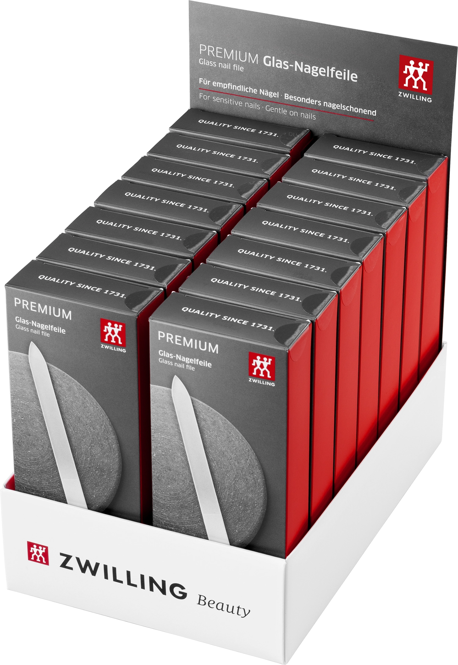 Display 14 Stk. Glasnagelfeile