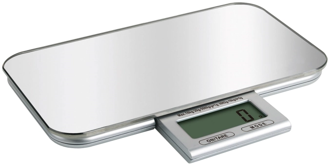Küchenwaage digital Spiegel bis 10kg 23x13x2cm