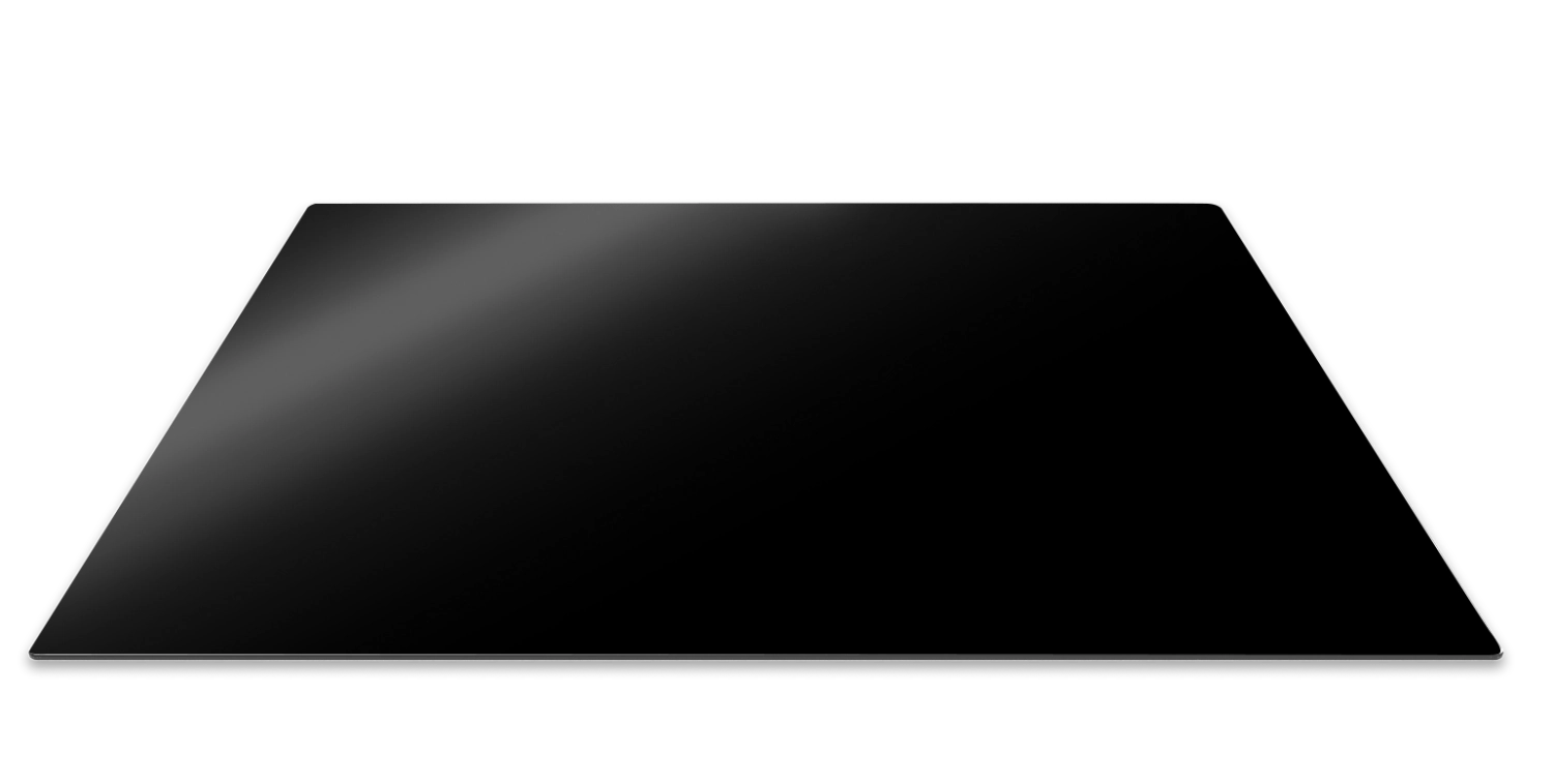 Glaskeramik Abdeckung Oberfläche geriffelt