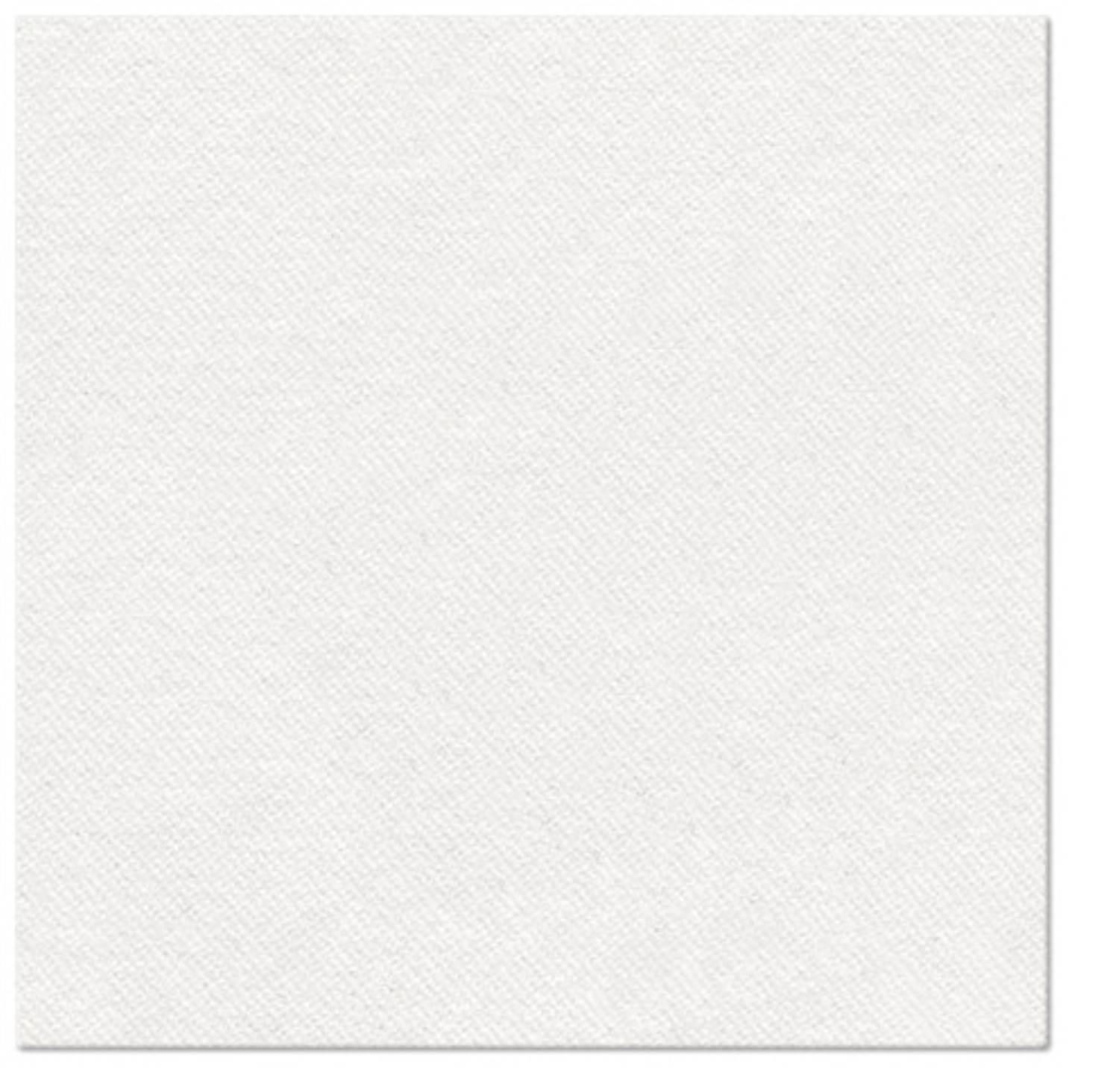 Servietten Dinner 50x Unifarbe weiss, 40x40cm